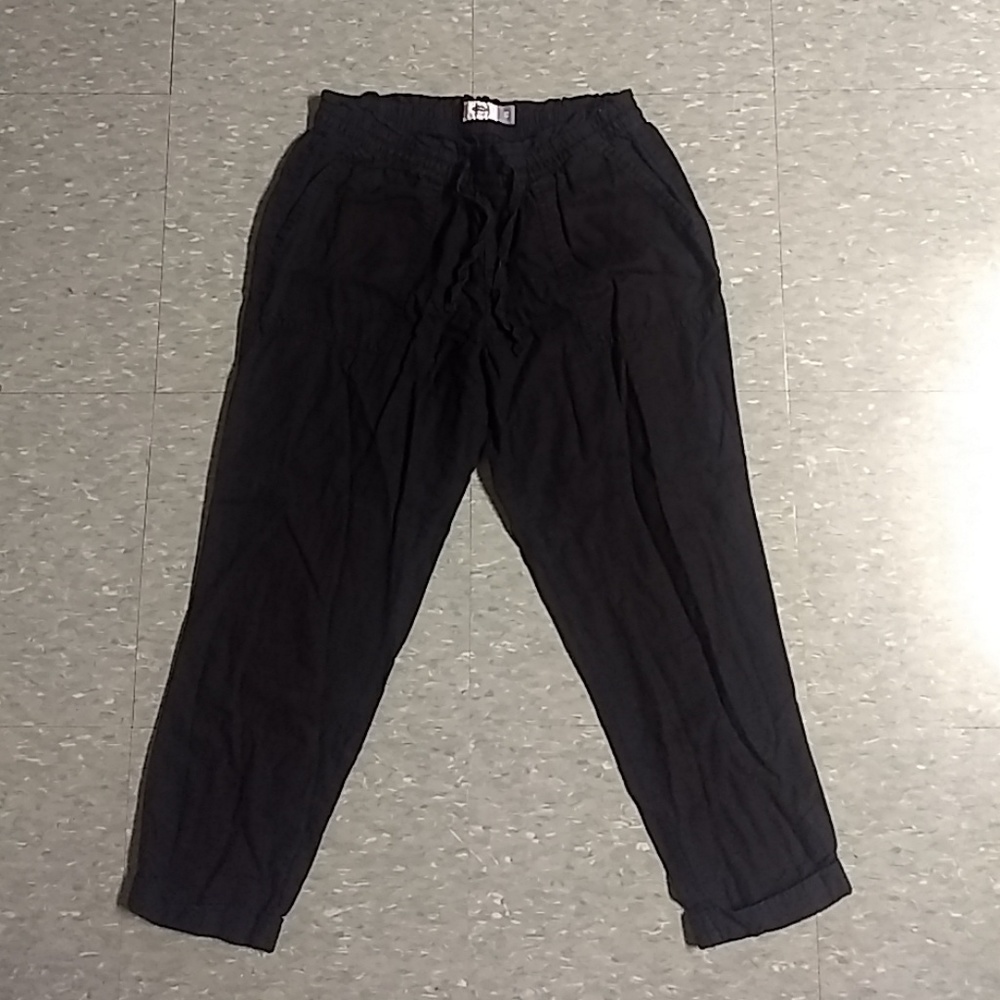 Old Navy Black Linen Pants